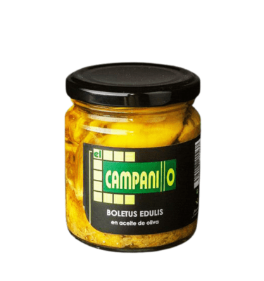 BOLETUS EDULIS EN ACEITE DE OLIVA EL CAMPANILLO PRODUCTO DE EXTREMADURA
