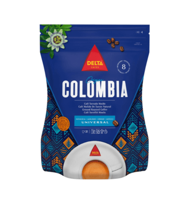 CAFE MOLIDO COLOMBIA DELTA PORTUGUES PORTUGAL PRODUCTO DE ESPAÑA EXTREMADURA