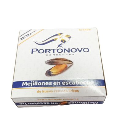 MEJILLONES PORTONOVO GRANDES 20/30 PIEZAS ESCABECHE PRODUCTO DE EXTREMADURA