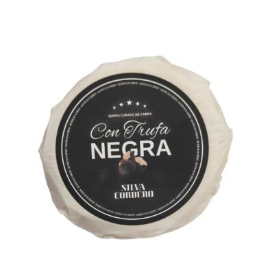 QUESO CURADO DE CABRA CON TRUFA NEGRA SILVA CORDERO ACEHÚCHE PRODUCTO DE EXTREMADURA
