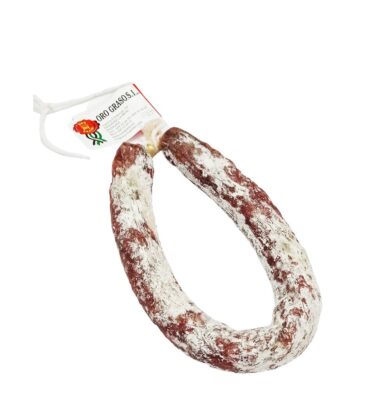 SALCHICHÓN IBÉRICO EXTRA HERRADURA CASERO ORO GRASO PRODUCTO DE EXTREMADURA